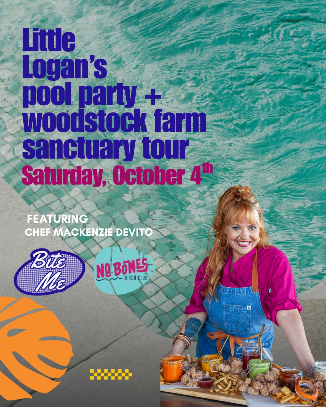 Little Logan’s Pool Party + Woodstock Farm Sanctuary Tour